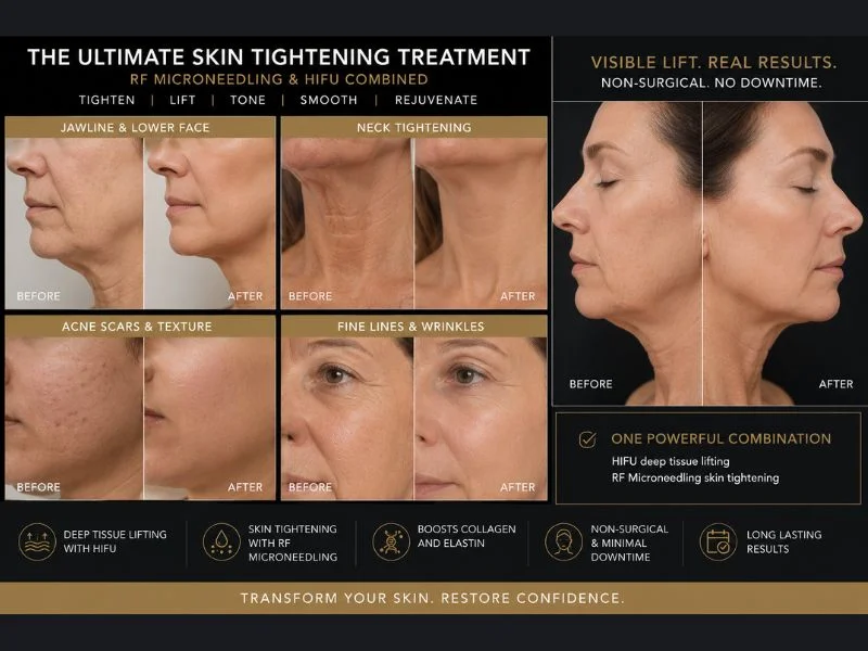 Results of combined treatment for the ultimate skin tightening treatment Hayes